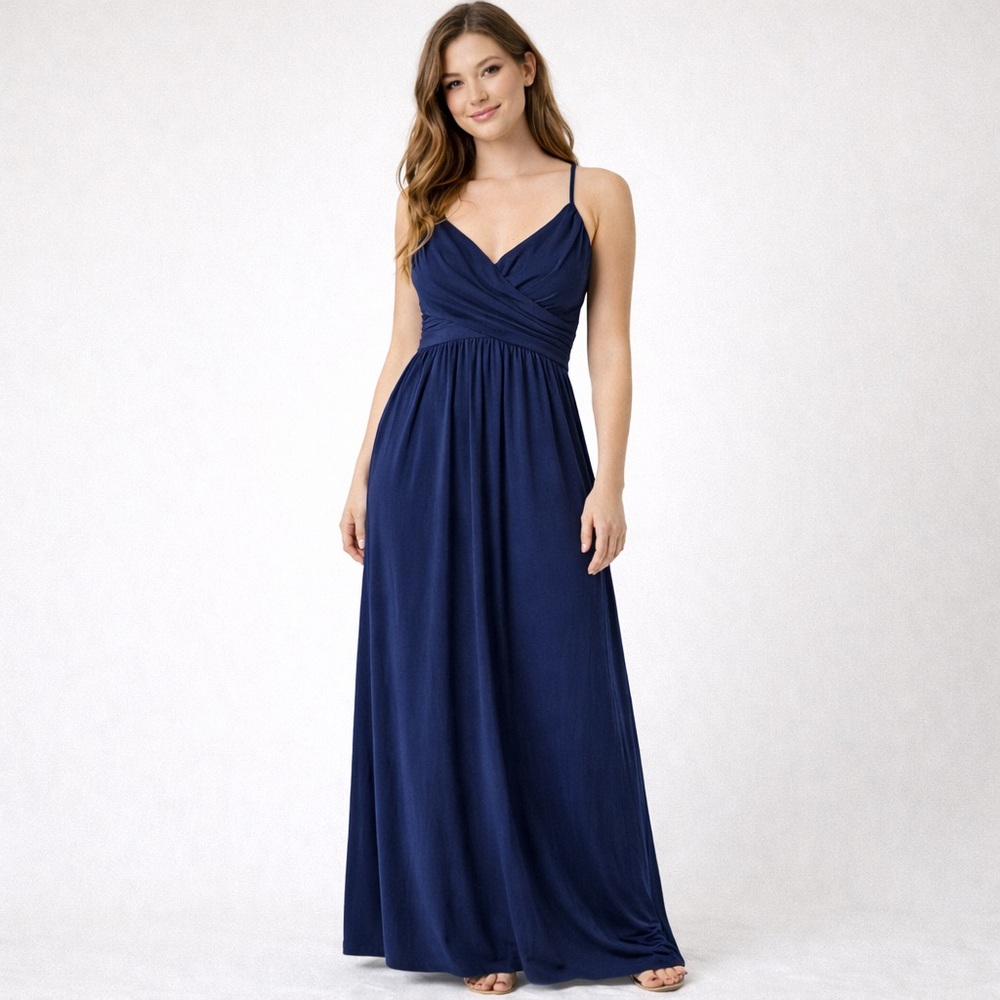 Tart Navy Blue Maxi Dress - Size Small